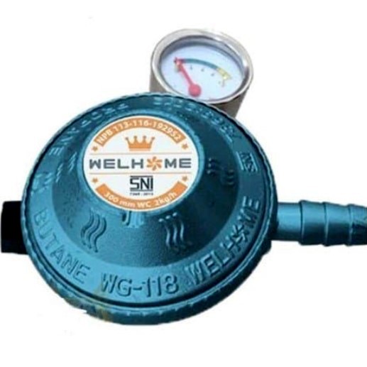 Kepala Gas Welhome WG-118 / WG - 138 Regulator Gas SNI