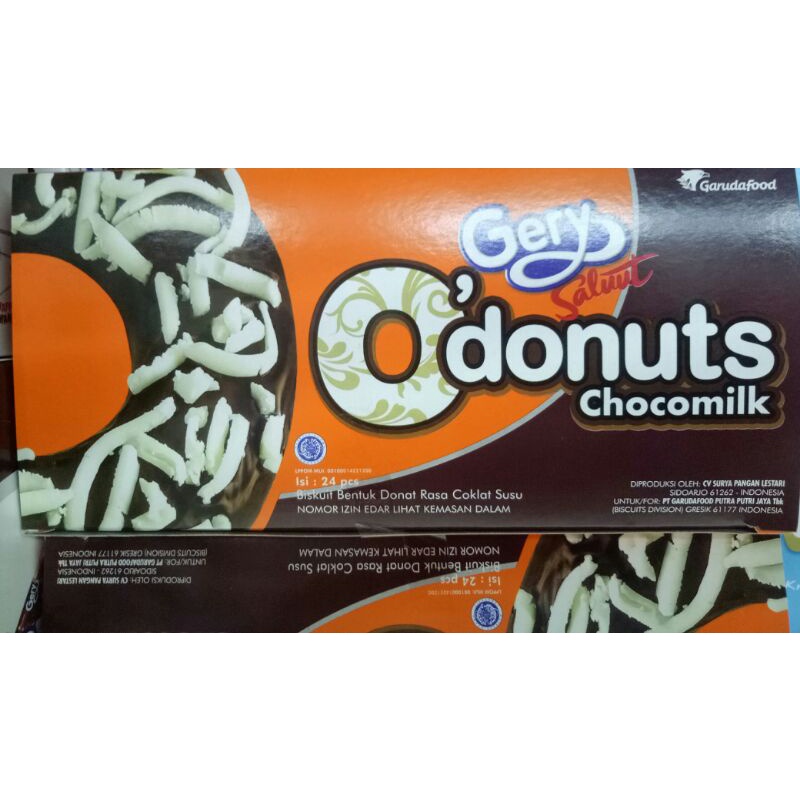 

Gery Saluut O'donuts Chocomilk 24 pcs