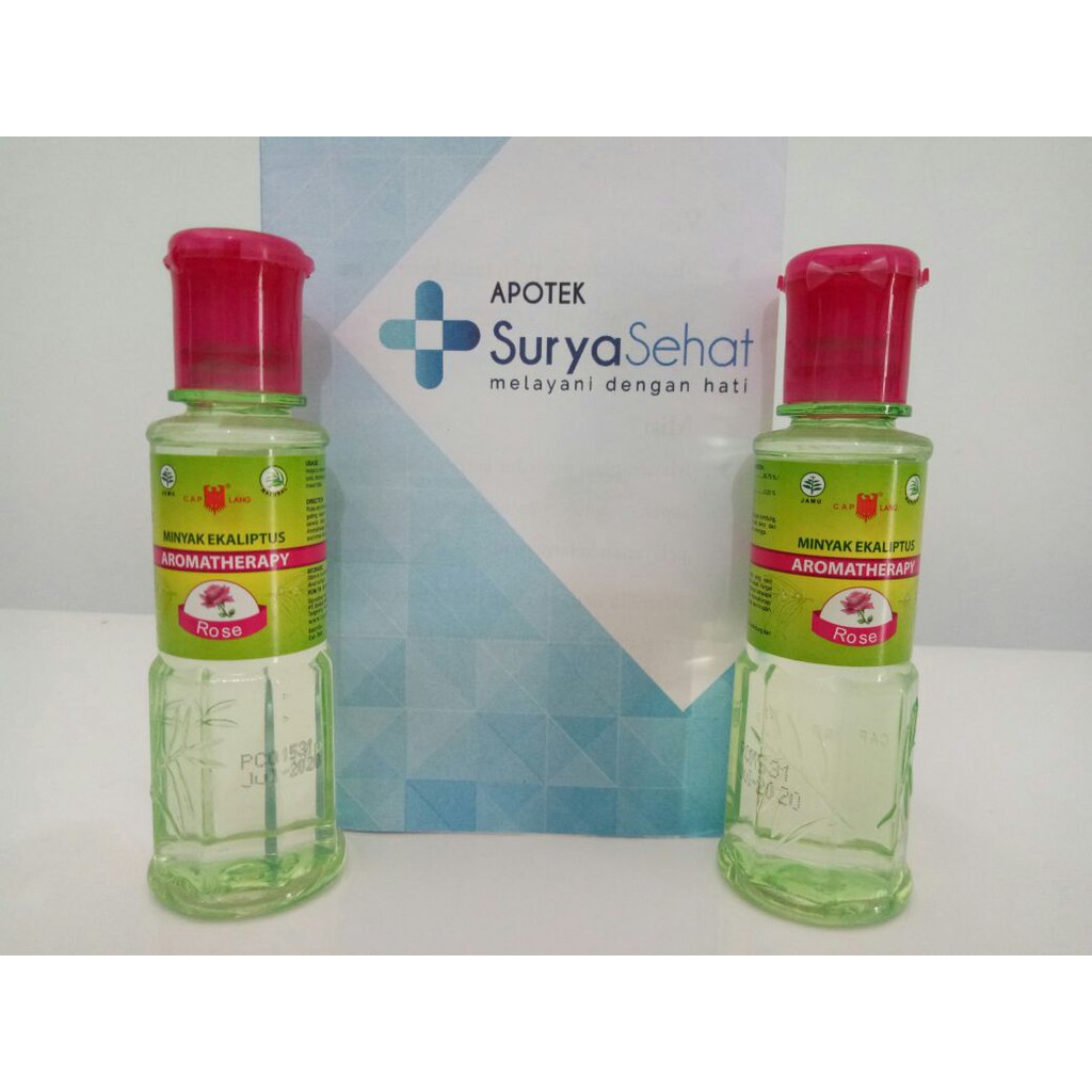 Minyak kayu Putih Ekaliptus Aromatherapy Caplang Rose 30ml / 60ml -Minyak Aromaterapi Cap Lang