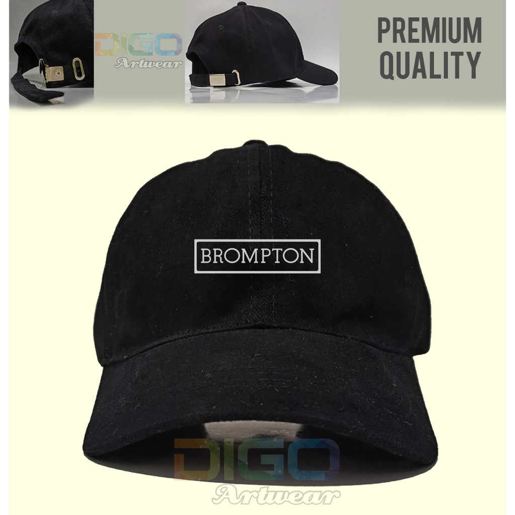 Topi Bikers BROMPTON Premium Baseball Caps Raffel Cakop Besi