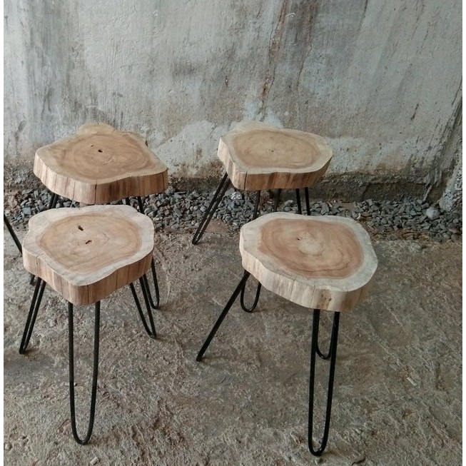 Jual Kursi Stool Kursi Cafe Kaki Besi Meja Kopi Kursi Santai Shopee Indonesia