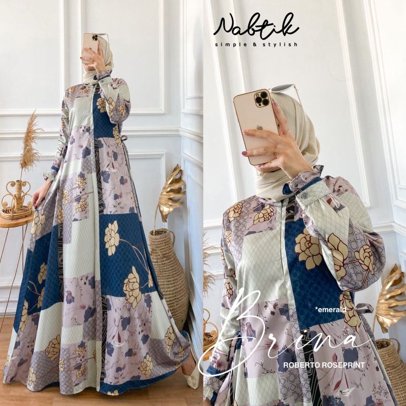New gamis wanita Brina original nabtik