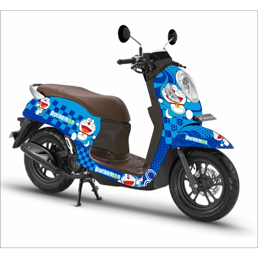 Decal Scoopy Full Body Stiker Scoopy 2021 Stiker Scoopy Full Body Decal Scoopy New Doraemon