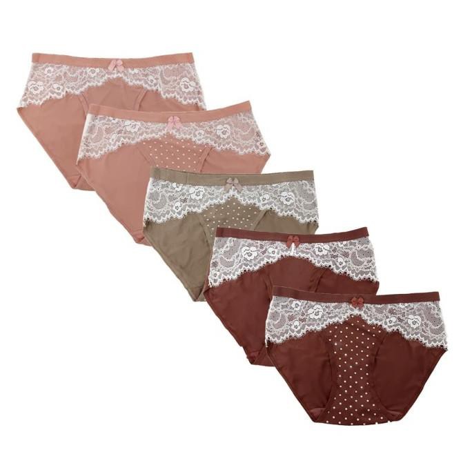 Panty Pack (Celana Dalam) Sorella Microfiber Print Midi S25-81237Mix