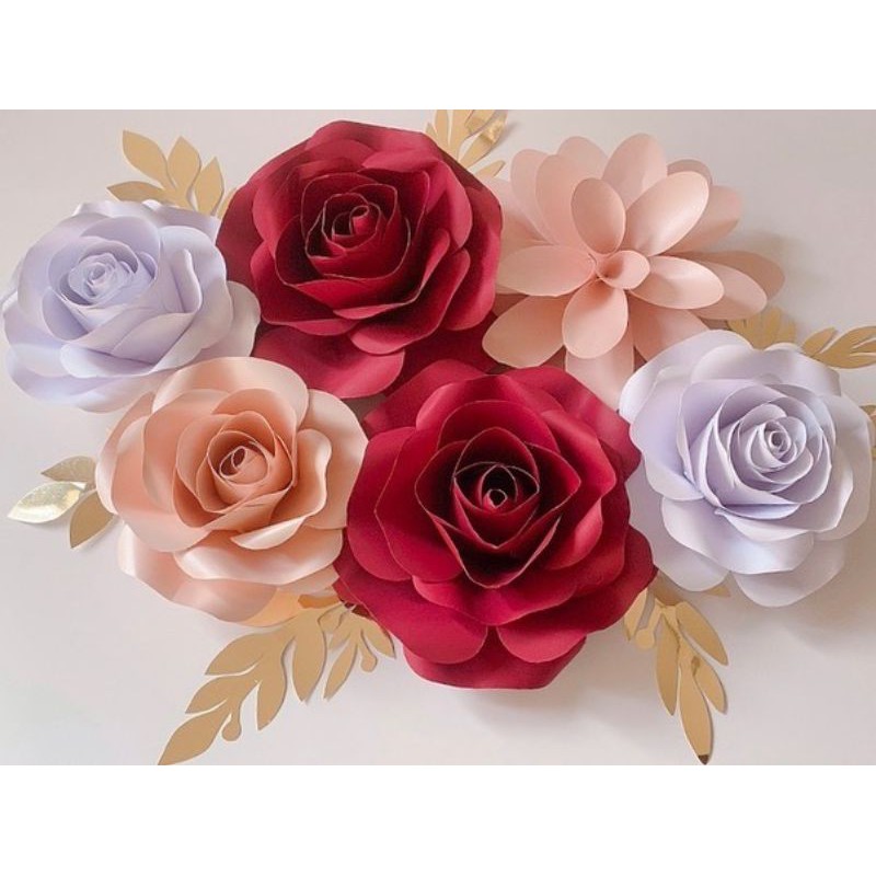 BUNGA KERTAS | PAPER FLOWER | BACKDROP PAPER FLOWER | BACKDROP | KERTAS BUNGA
