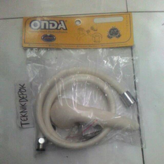 Shower bidet putih selang jet shower selang kamar mandi selang cebok 50 255 pw onda