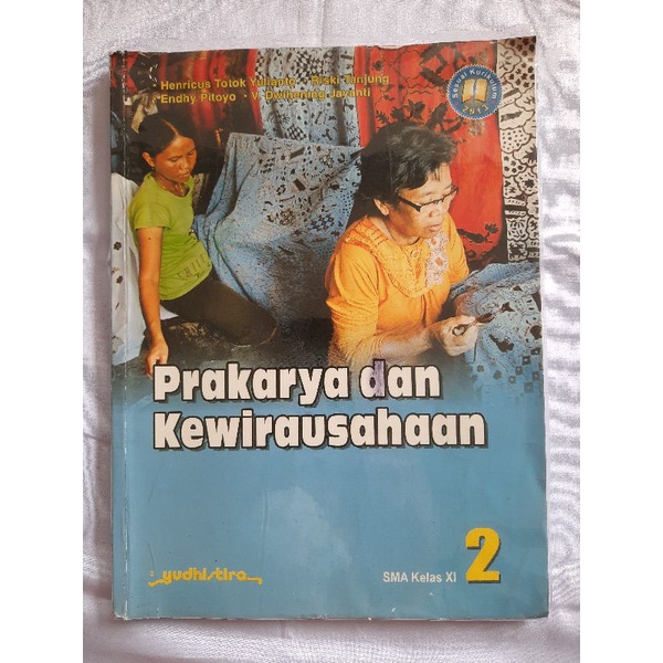Buku Prakarya dan Kewirausahaan Kelas 11 Yudhistira