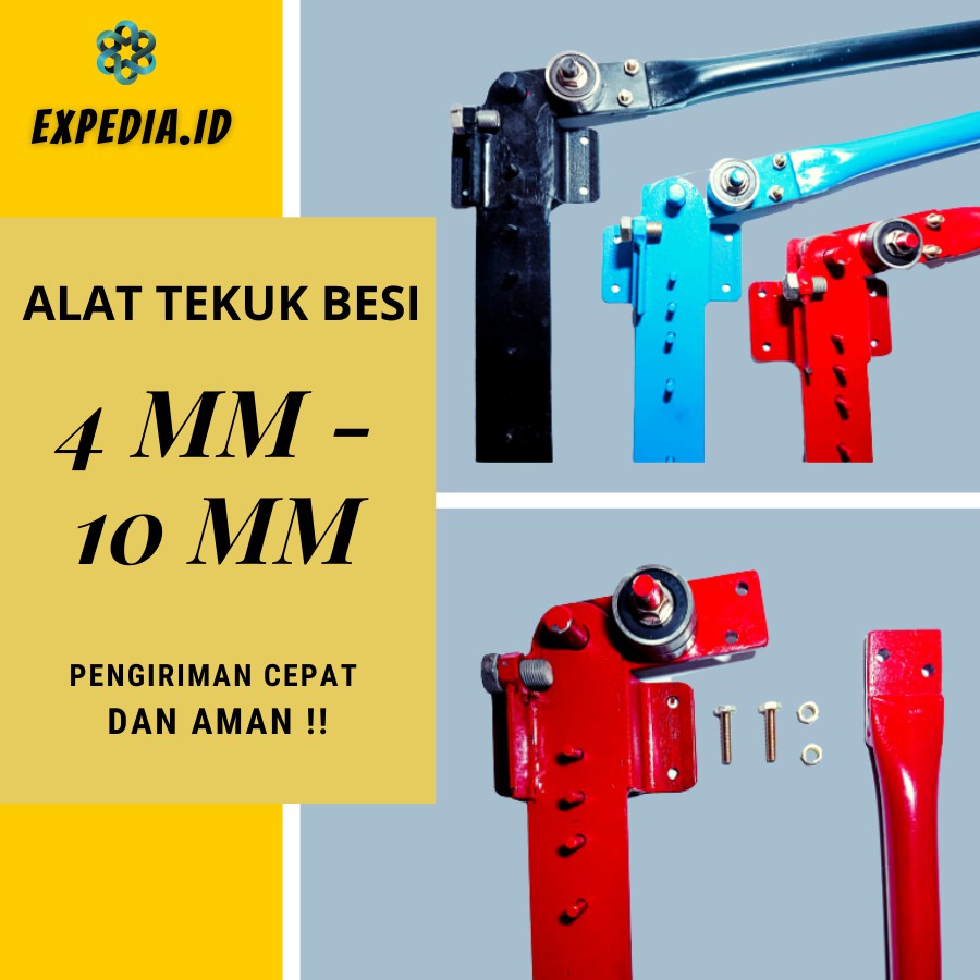alat tekuk besi beton penekuk pembengkok besi 10 mm 8cm-30cm