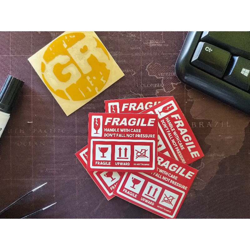 

STIKER FRAGILE / STIKER PECAH BELAH / STIKER MURAH