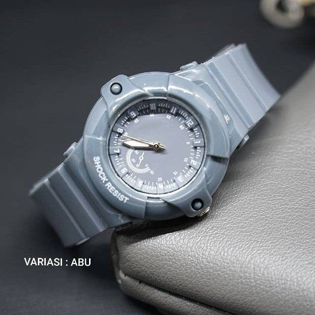 BAJ JAM TANGAN RUBBER SPORT QUARTZ ANALOG BABY-G GROSIR PRIA WANITA GK020