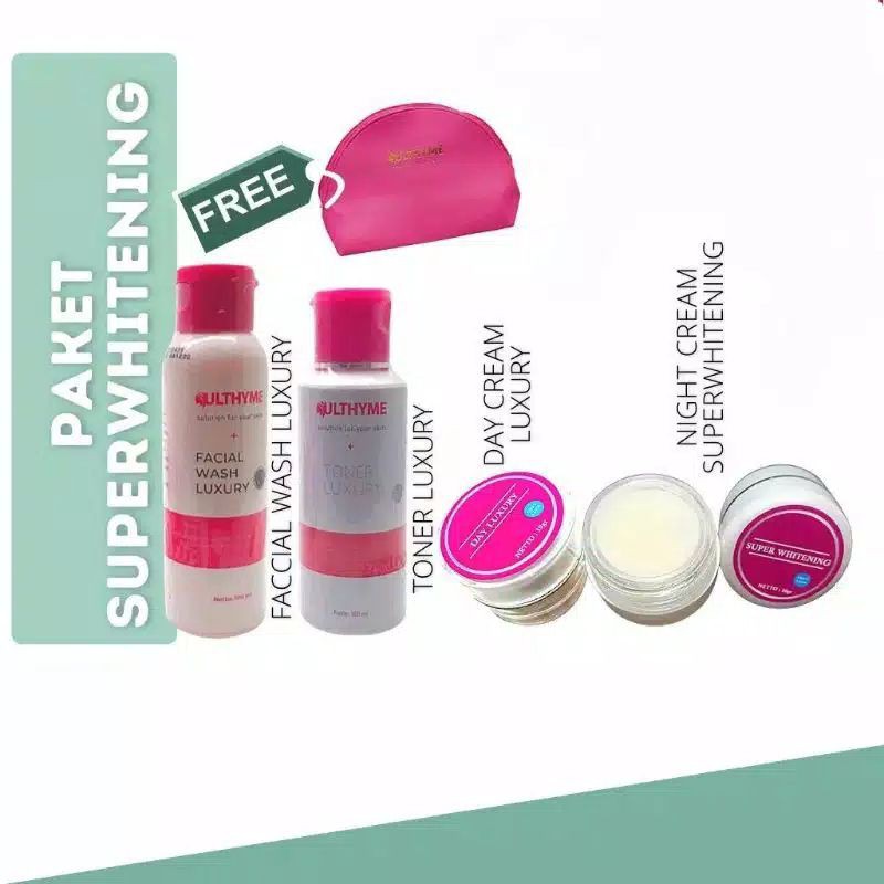 Promo Paket superwhitening (apt)ulthyme skincare
