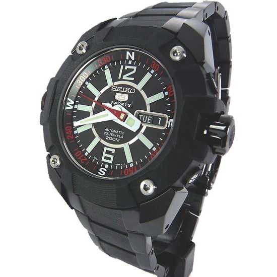 Seiko 5 Sports SKZ267K1 Automatic Scuba Diver 200M Jam Tangan Pria Original SKZ267 Full Black