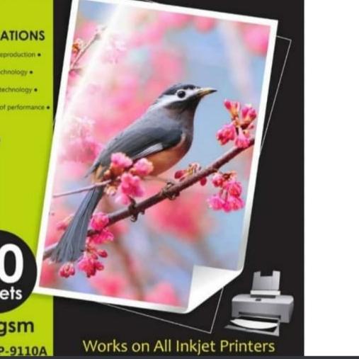 

❃ Kertas Photo A4 210Gsm V-Tec / Kertas Glossy Photo Paper A4 210Gsm ▼
