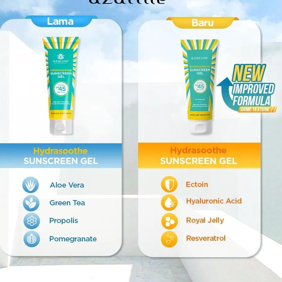 CSd2D7p--AZARINE Hydrasoothe Sunscreen Gel SPF45 / Mist SPF50 | Aqua Essence Sun Shield Serum SPF50 