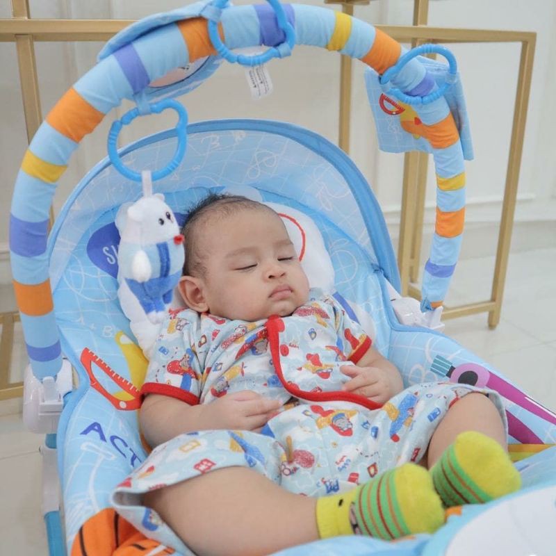 PROMO Bouncer Sugar Baby 10 in 1 Premium Rocker kursi ayun bayi manual Makassar