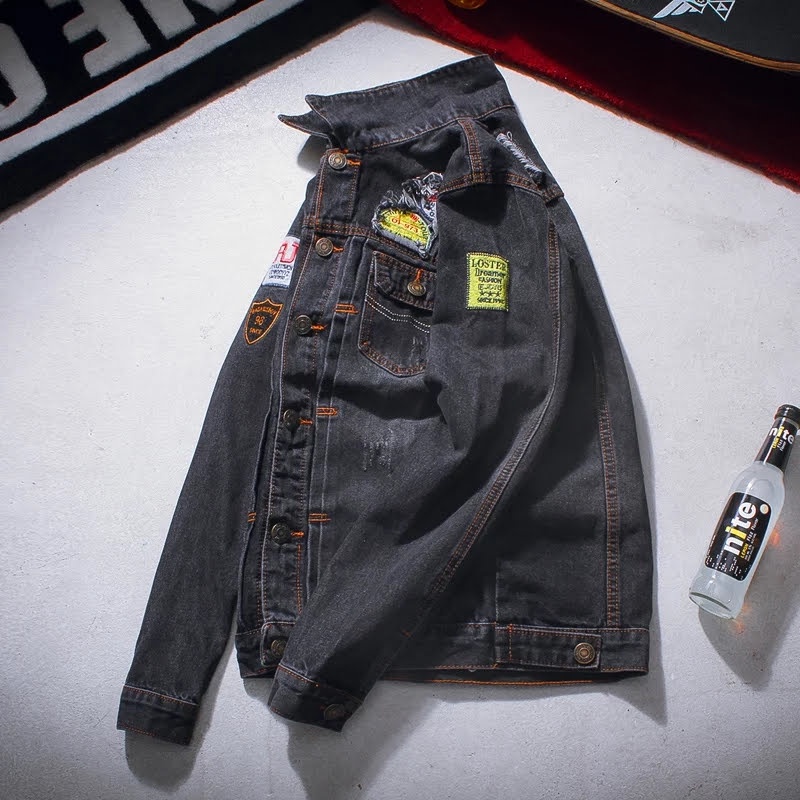 Jaket Jeans Denim Casula Pria Harga Promo | Jaket Denim Emblem Z03 Zoman