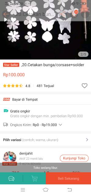 Cetakan bunga corsase sepaket solder on-of+20cetakan