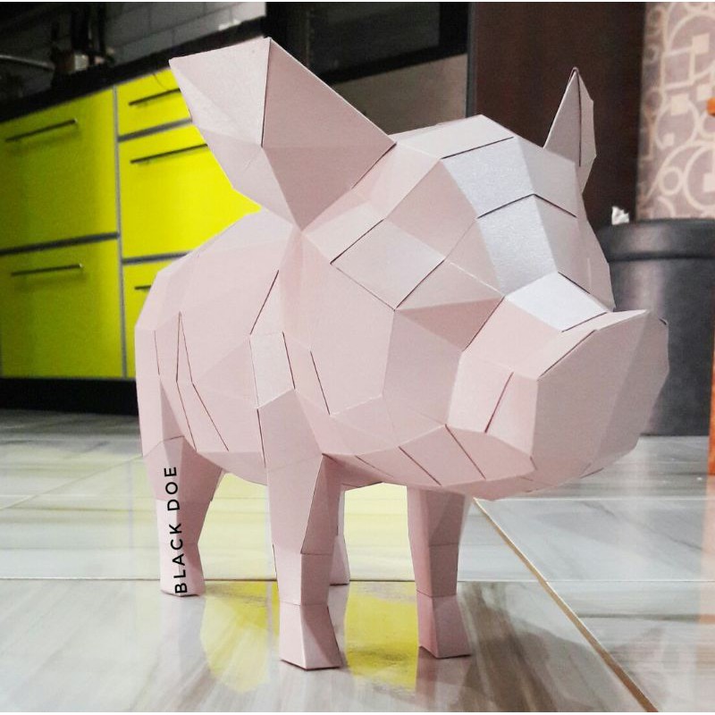 

Low Poly Babi Papercraft