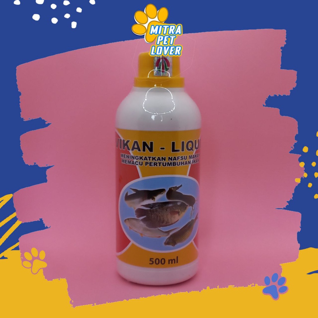 SUPLEMEN NAFSU MAKAN IKAN - VIKAN LIQUID 500 ML ORIGINAL - MENINGKATKAN NAPSU MAKAN &amp; KEKEBALAN TUBUH KOI LELE - CEGAH STRES - MURAH - PET ANIMAL HEALTHCARE AND VETERINARY TAMASINDO OBAT KESEHATAN DAN VITAMIN TERNAK HEWAN BINATANG PELIHARAAN MITRAPETLOVER
