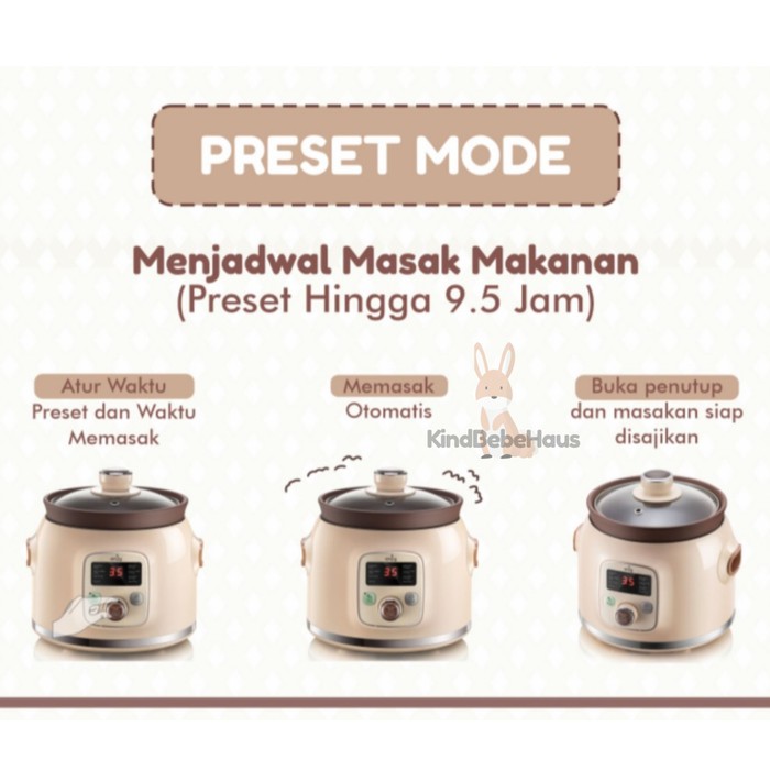 Makassar ! Slow Cooker Claypot Emily 2 Liter