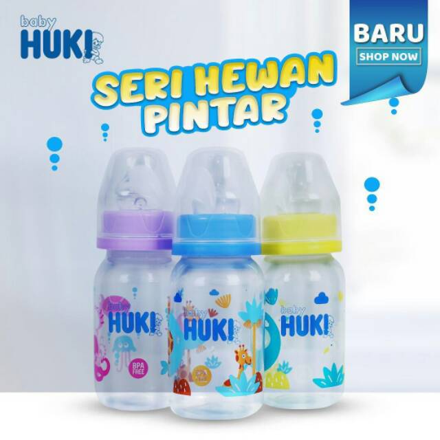 Botol Huki PP SP Round 120ml (CI0328) / 240ml (CI0329)