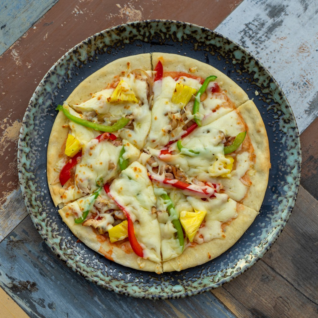 Nuanza Piring Saji Keramik / Plate Spotting Embun