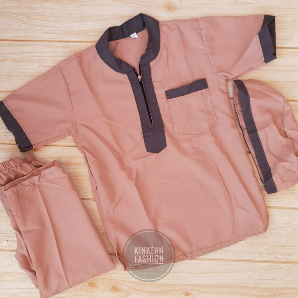 Koko Kurta Zipper Anak size XL &quot;6-7tahun&quot;