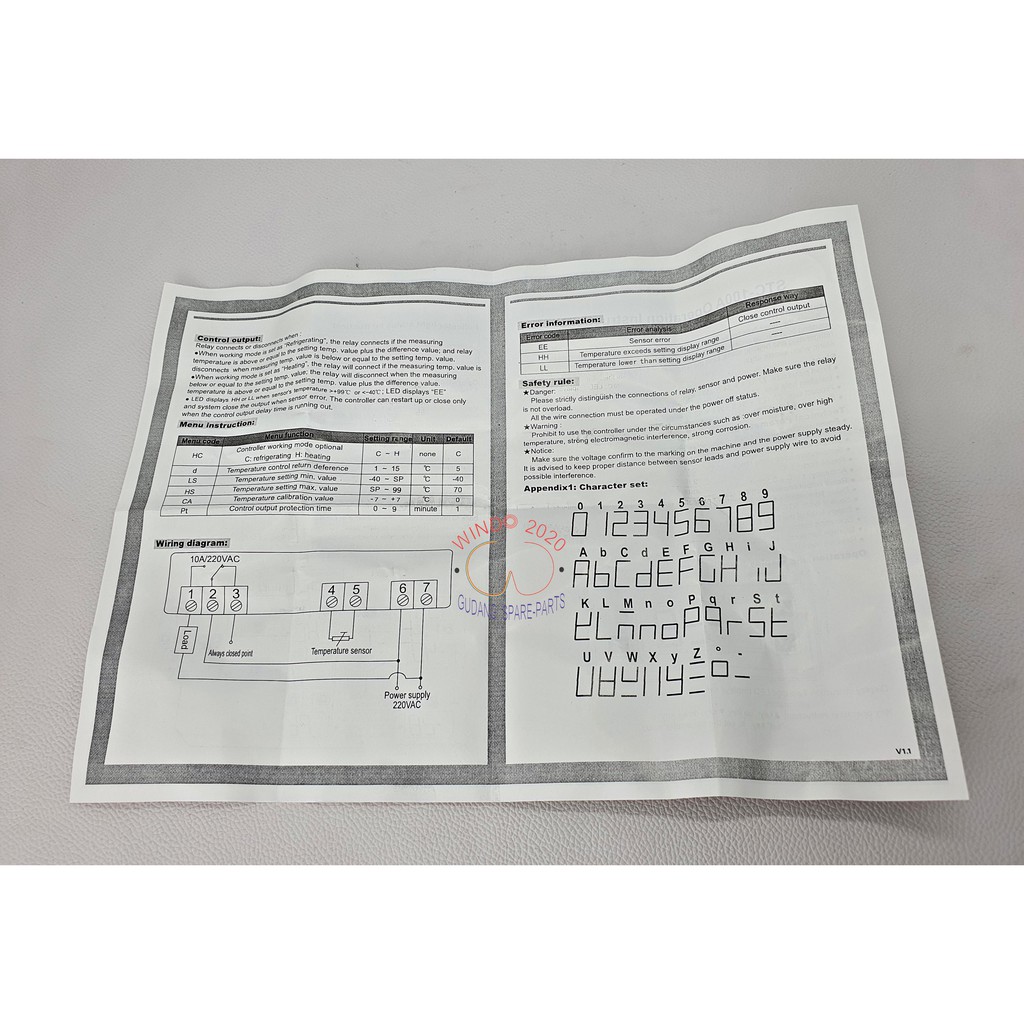 THERMOSTAT STC-100A | TEMPERATURE CONTROL DIGITGAL STC100 A | PENGATUR SUHU COOL STORAGE ELITEC