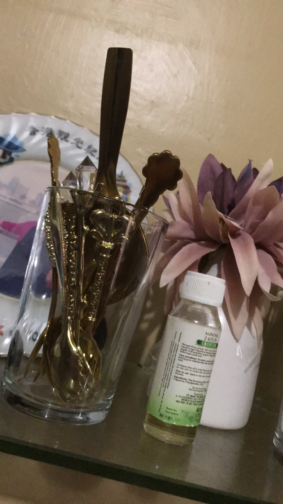 6pcs Sendok Kopi / Teh / Dessert Desain Ukiran Vintage