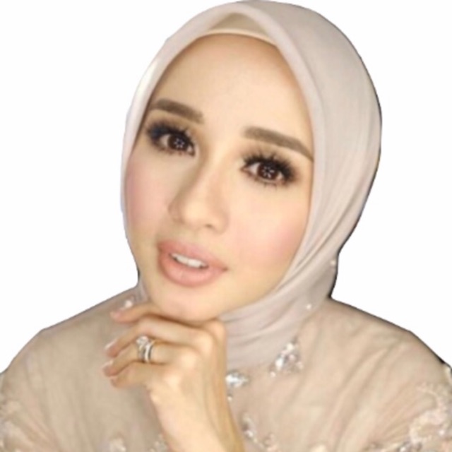 HIJAB SEGI  EMPAT  2BELLA SQUARE 115 POLYCOTTON double  hycon  