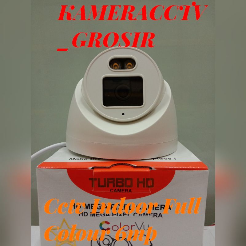 CCTV INDOOR TURBO HD FULL COLOUR 6MP COLORVU