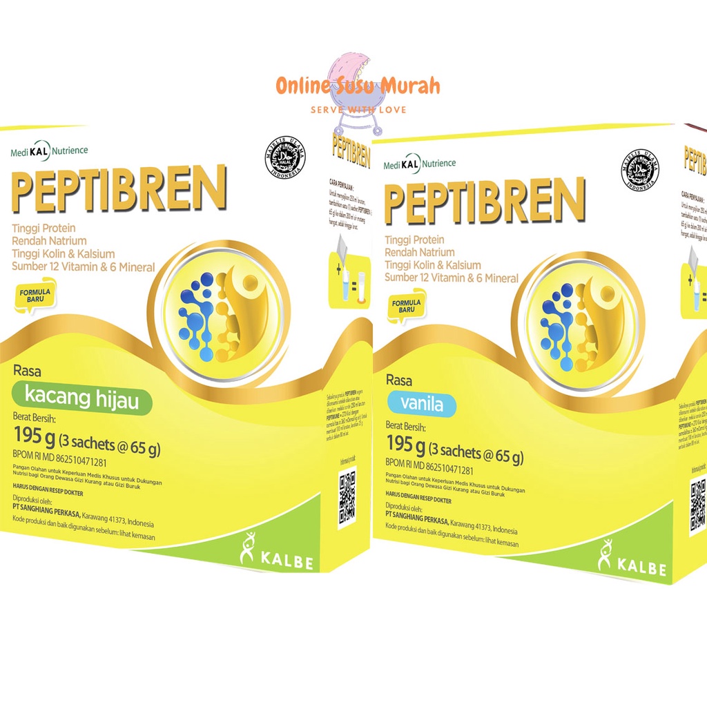 PEPTIBREN / nutrisi kesehatan saraf 195gr