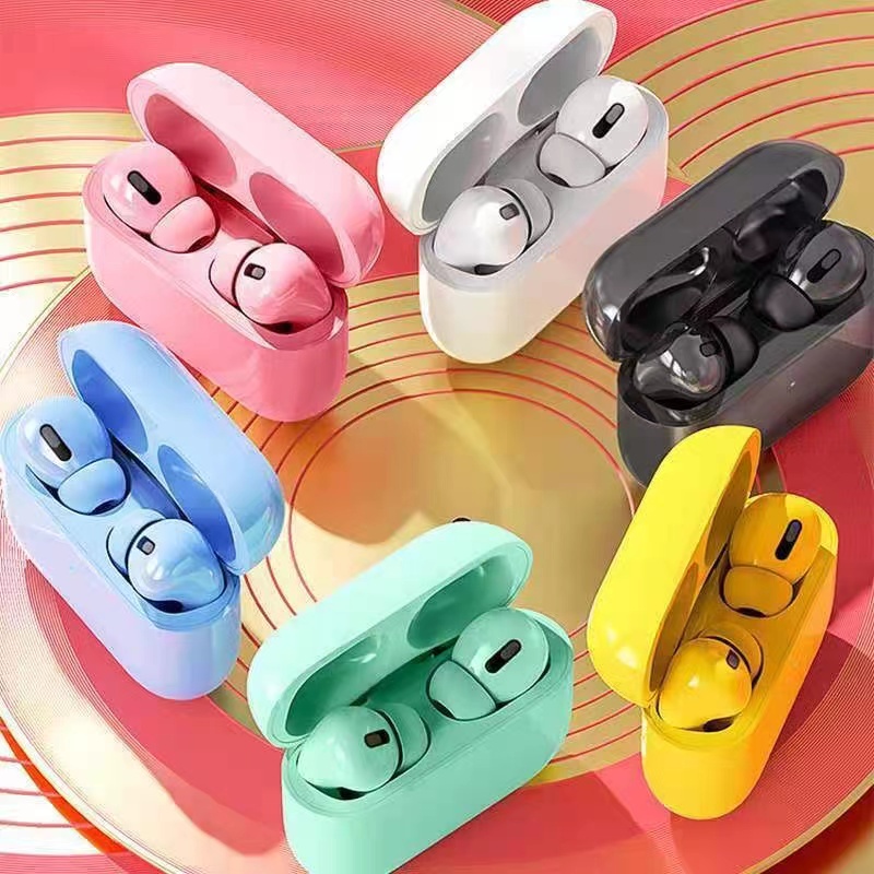 TWS i13 earphone bluetooth STEREO BASS music wireless telfon headset mic tws inpods i13 macaron color