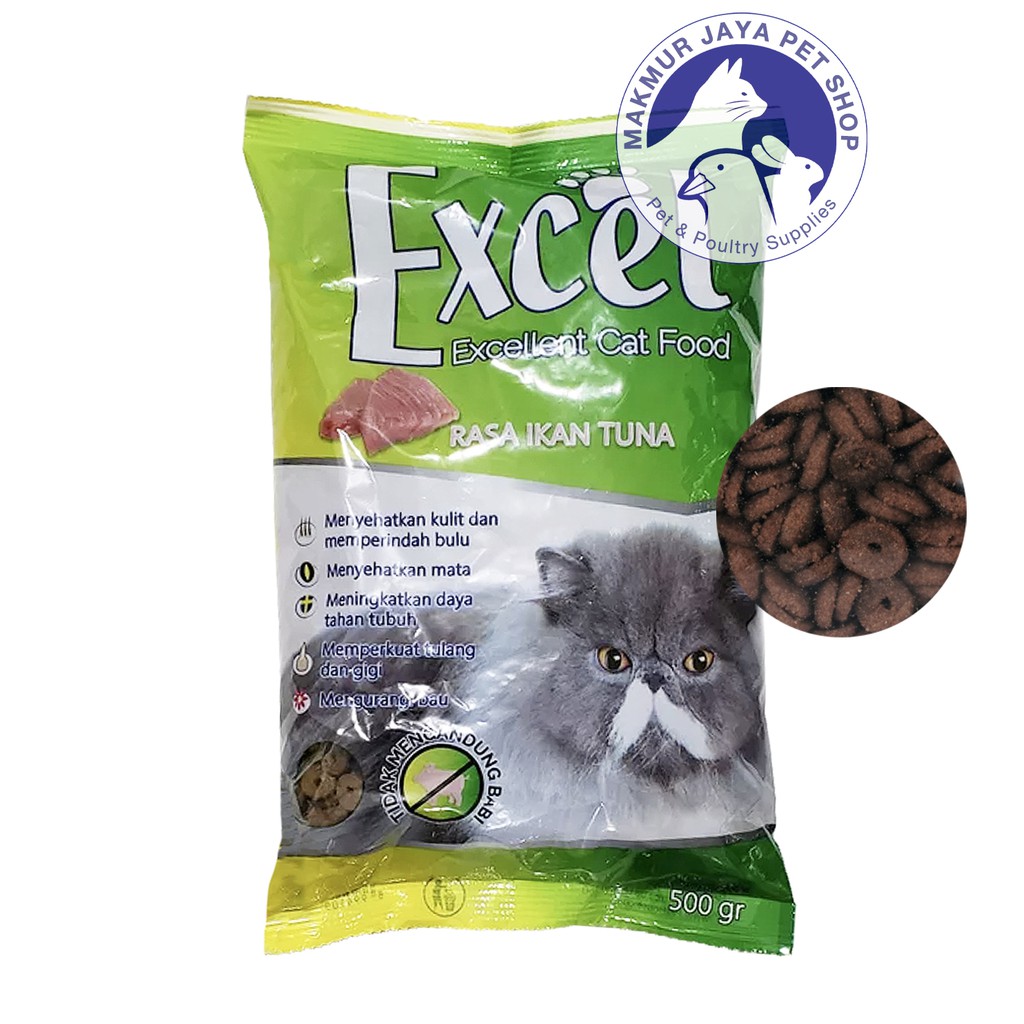 Excel Cat Food Tuna 500 gr / Makanan Kucing 500gr / 500 gram