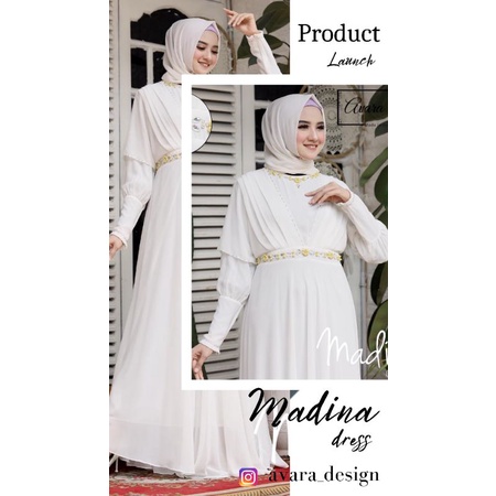 FASHION MUSLIM Gamis pesta MADINA dress Original AVARA design