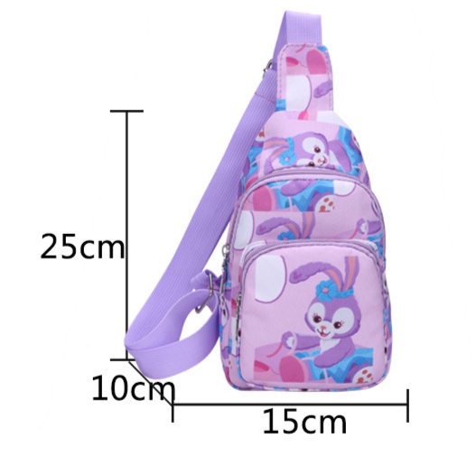 Tas StellaLou Disney Fashion Cewe Kartun Kelinci Tas Gadis Bahu Selempang Lucu