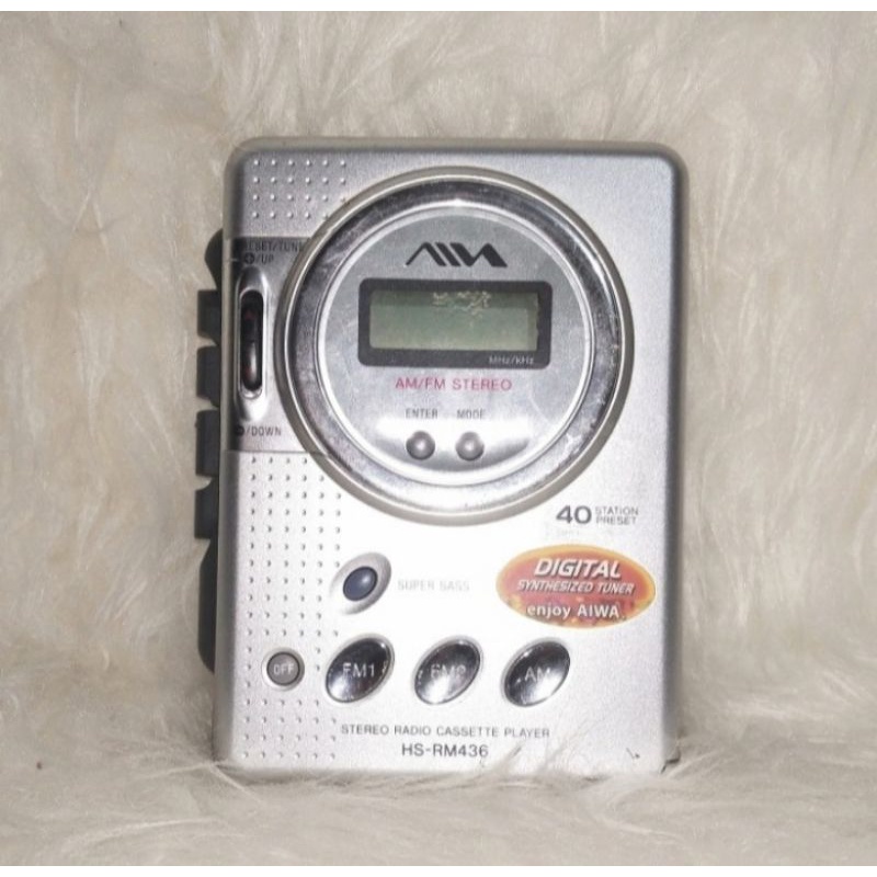 (Bangkai) Walkman AIWA HS-RM436 SUPERBASS