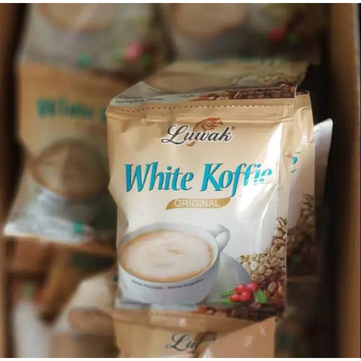 

Aneka Snack Luwak White Koffie 10 Sachet @20 gram /Luwak White Coffe