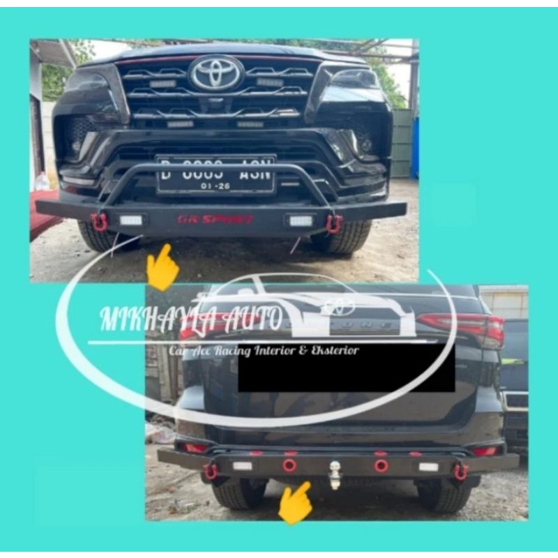 Towing/Tanduk Pengaman Bemper Depan Belakang Fortuner 2016-2022