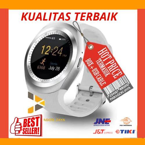 New Smart Watch DZ11 / JAM PINTAR Smartwatch Y1 SIM MEMORY PUTIH