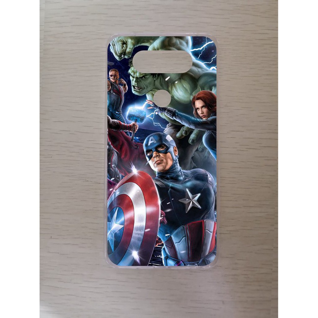 Casing Soft Case Gambar Captain America Bahan Tpu Silikon Untuk Handphone Lg V20 Shopee Indonesia