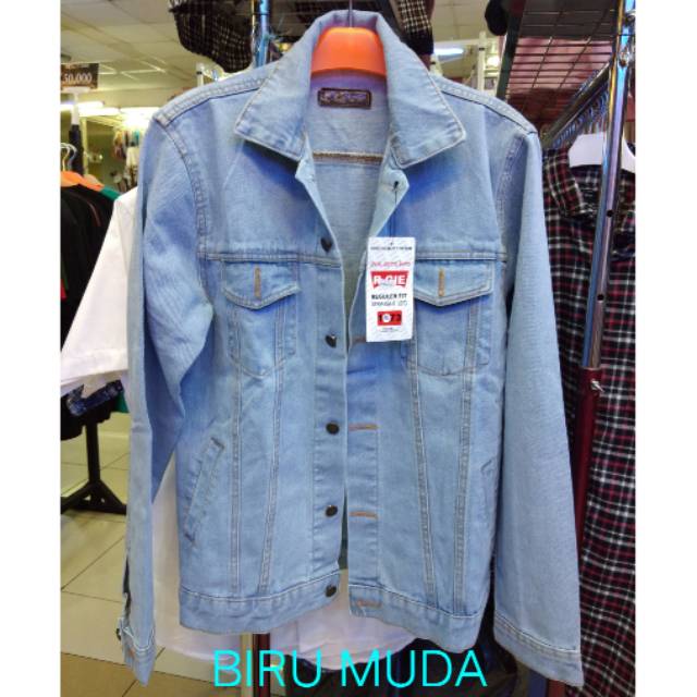 jaket denim levis pria