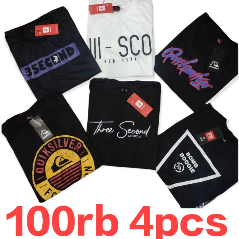 Kaos Distro obral murah (100rb 4Pcs) / Kaos Distro Paket Usaha (210rb 10pcs)