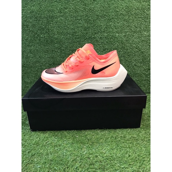 Sepatu Nike Zoom x Vaporfly Next Orange Original PK GOD  BNIB