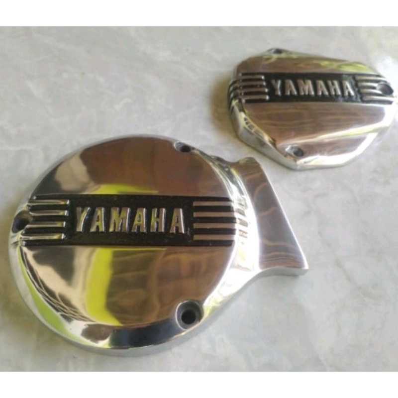 TUTUP BLOK MAGNET OLI POM RX KING LAMA YAMAHA TIMBUL