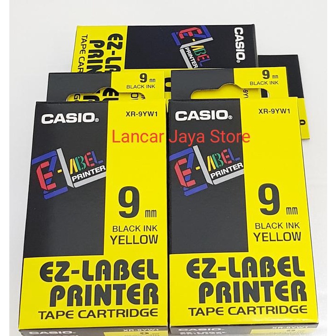

Label Casio EZ-Label Printer Casio / Tape Cartridge XR-9YW1 Yellow SALE Kode 1455