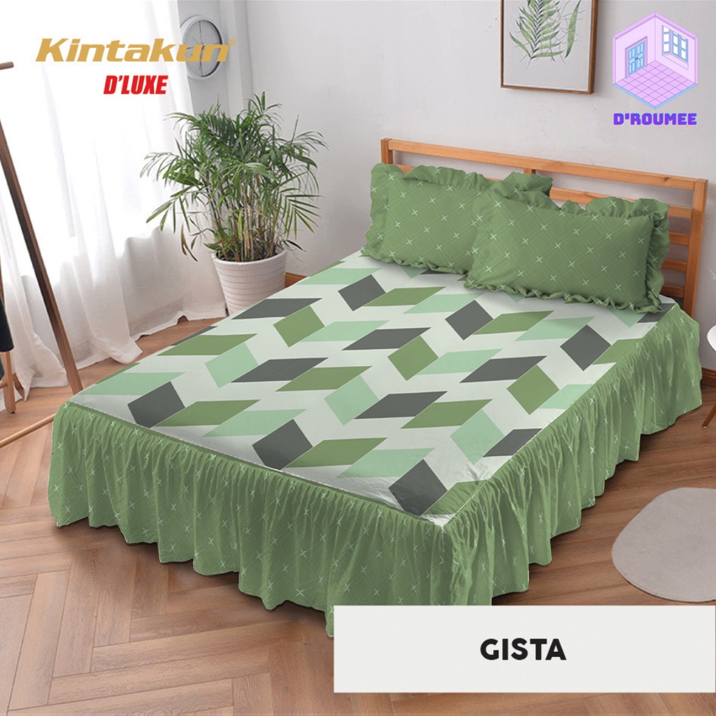 Sprei Rumbai Deluxe Kintakun Gista Ukuran 180X200 King Seprei Rumbai Seprai