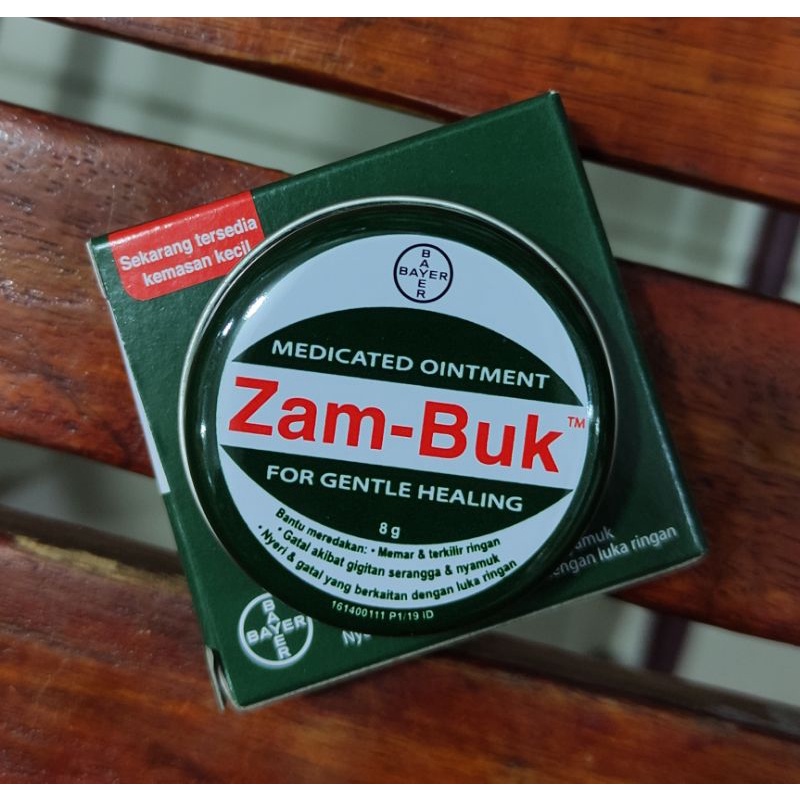 Zambuk 8 Gram - Obat Memar - Keseleo - Terkilir - Gatal & Nyeri Akibat Gigitan Serangga dan Nyamuk