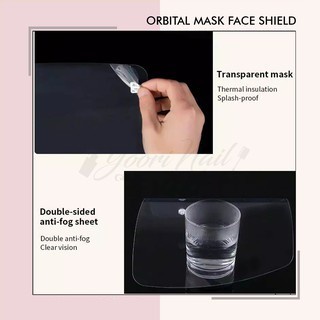 Orbital mask face shield kacamata pelindung masker kaca mata mask face shield nagita