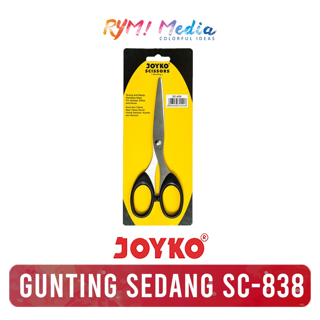 

JOYKO Gunting Sedang - Gunting Scissor Tanggung Medium SC 838